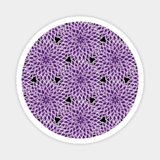 Floral Abstract Art Magnet